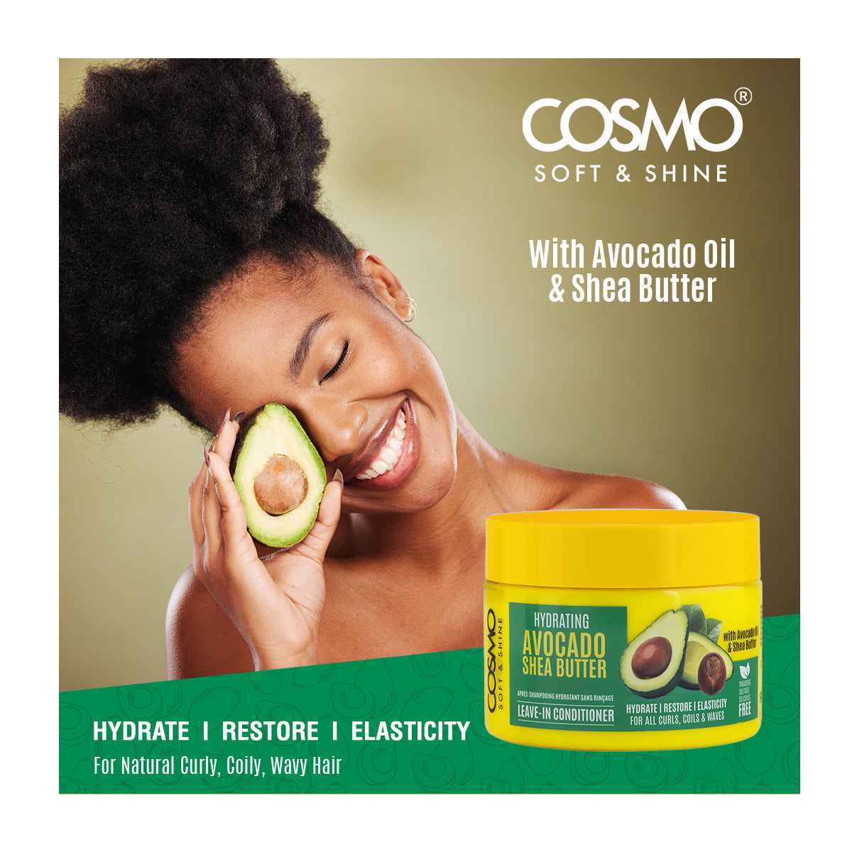 Soft & Shine Hydrating Avocado & Shea Butter Leave-In Conditioner